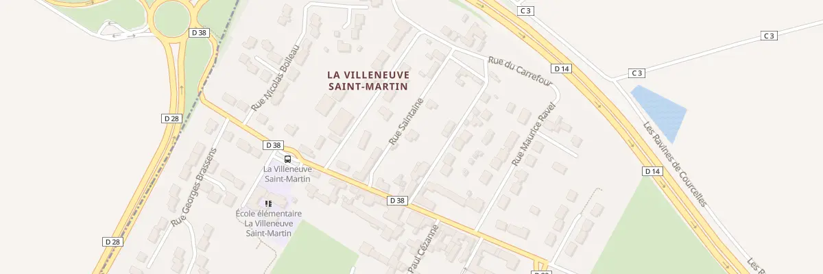 Plan du 6 Rue Saintaine à Ableiges