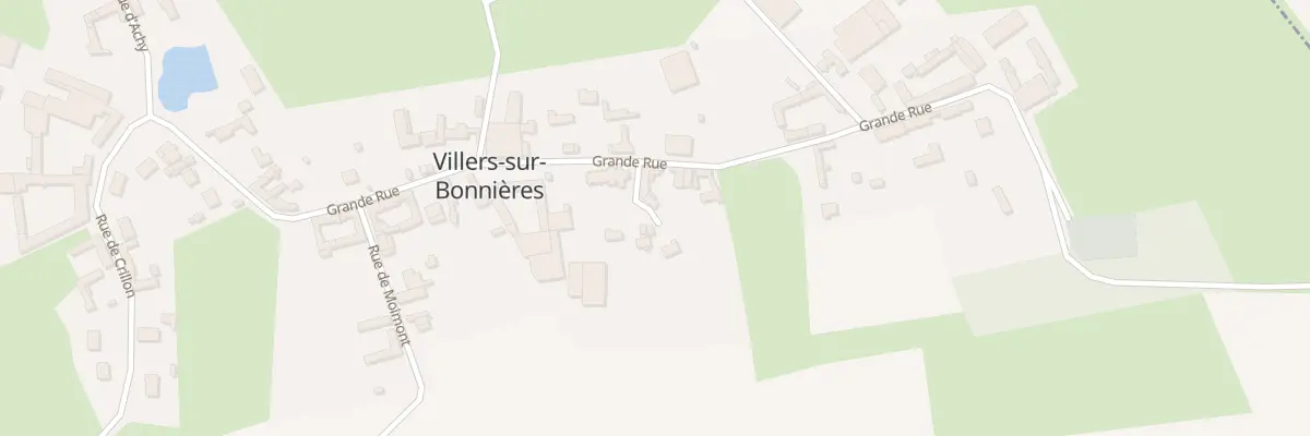 Plan du 13 Gr Grande Rue à Villers-sur-Bonnières