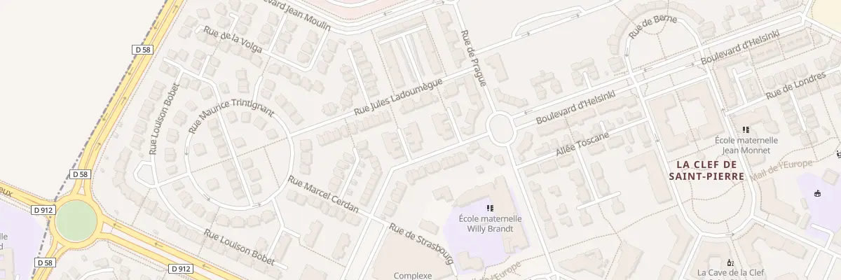 Plan du 2 All Émile Poilve à Élancourt