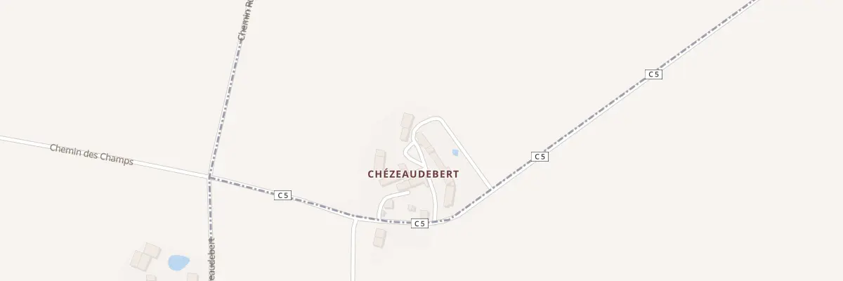 Plan du 84 Chezeaudebert à Diou