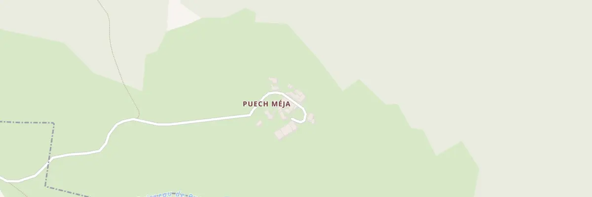 Plan du 5670 Puech Meja à Najac