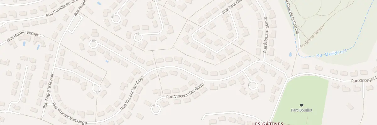 Plan du 20 Rue Vincent Van Gogh à Plaisir