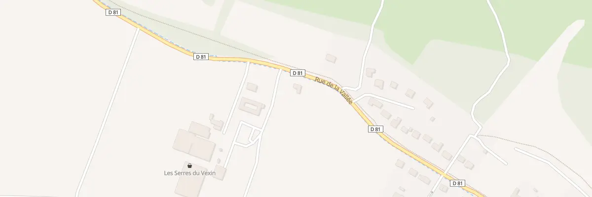 Plan du 65 Rue de la Vallée à Sagy