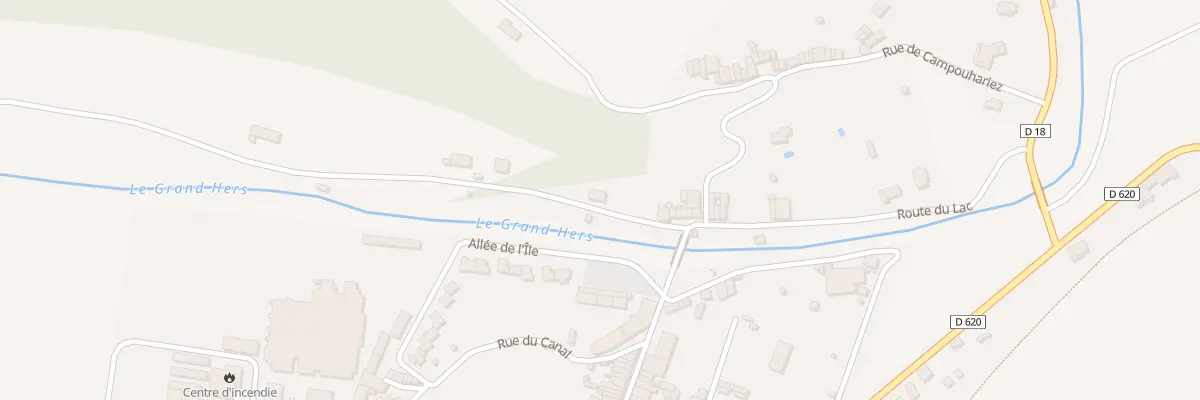 Plan du 12 Che de la Chaussée à Sainte-Colombe-sur-l’Hers