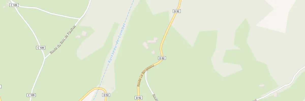 Plan du 5042 Le Fraysse à Saint-Bressou