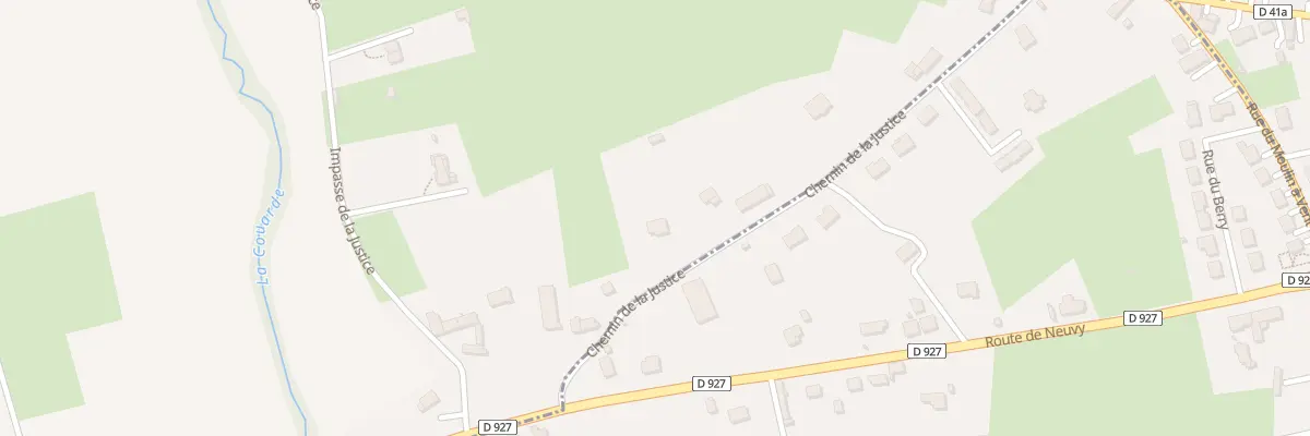Plan du 5737 La Justice à Montgivray
