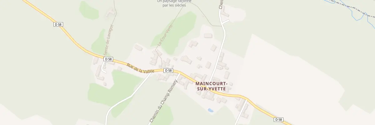 Plan du 18 Rue de la Vallee à Dampierre-en-Yvelines