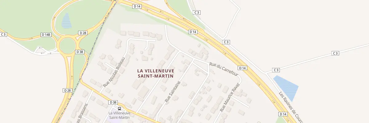 Plan du 13 Rue Saintaine à Ableiges