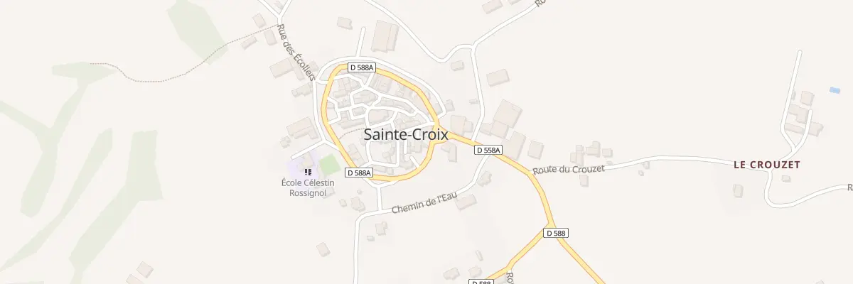 Plan du 601 Rte du Bourg à Sainte-Croix