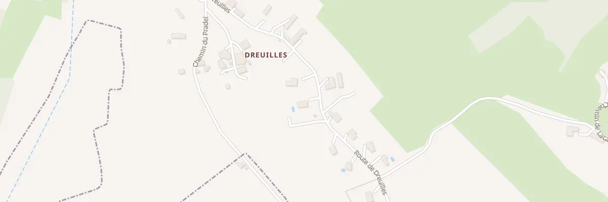 Plan du 1065 Rte de Dreuilles à Lissac-et-Mouret