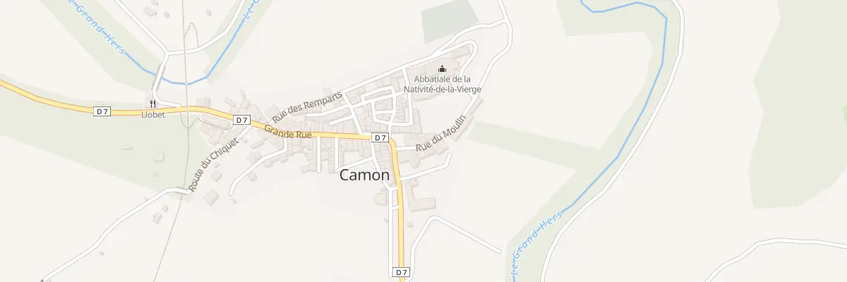 Plan du 3 Rue du Moulin à Camon