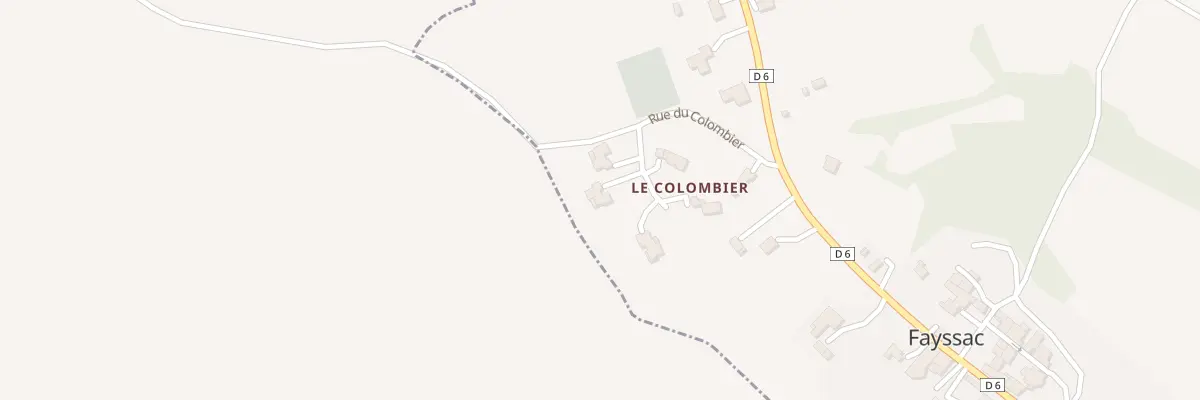 Plan du 5181 Le Colombier à Fayssac