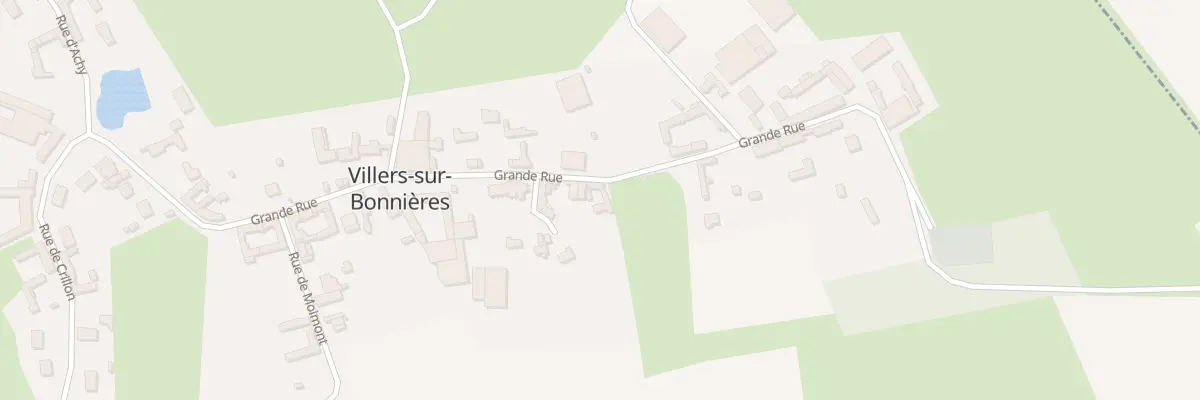 Plan du 9 Gr Grande Rue à Villers-sur-Bonnières