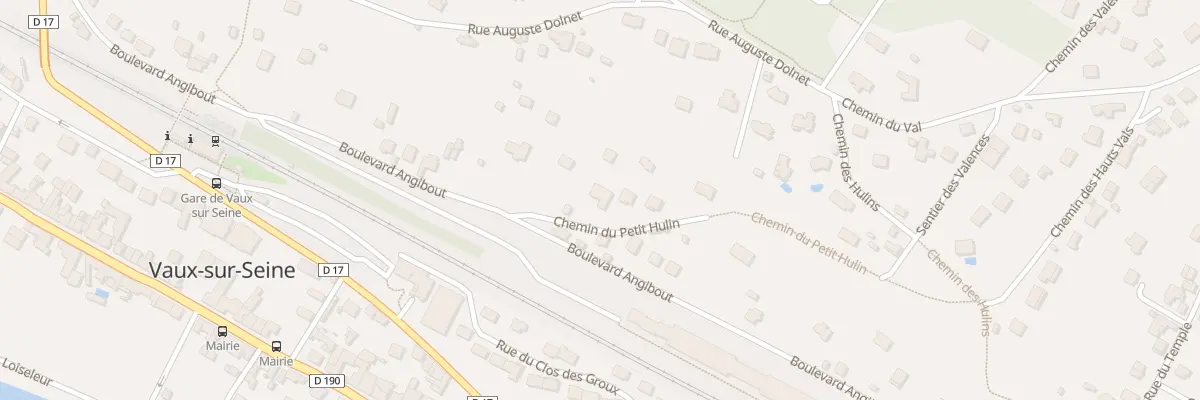 Plan du 5392 Che du Petit Hulin à Vaux-sur-Seine