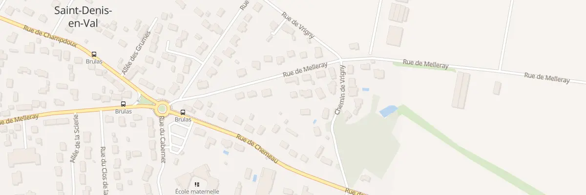 Plan du 884 Rue de Melleray à Saint-Denis-en-Val