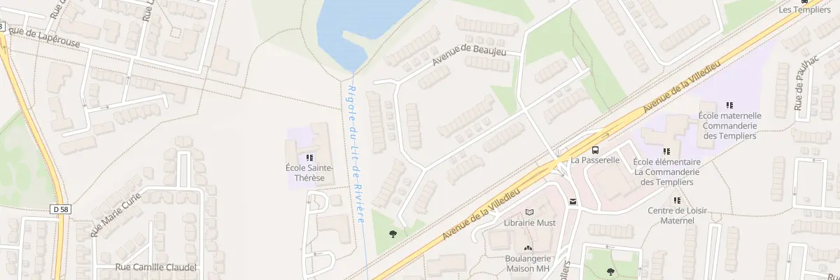 Plan du 41 Av de Beaujeu à Élancourt