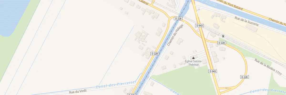 Plan du 140 Rue du Canal d’Ardres aux Attaques