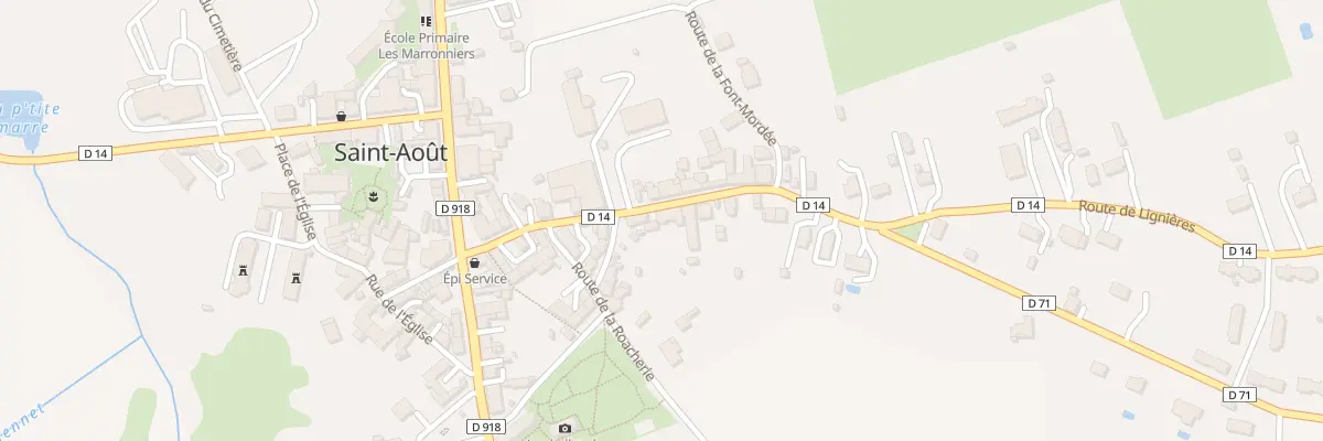 Plan du 18 Rte de Lignières à Saint-Août