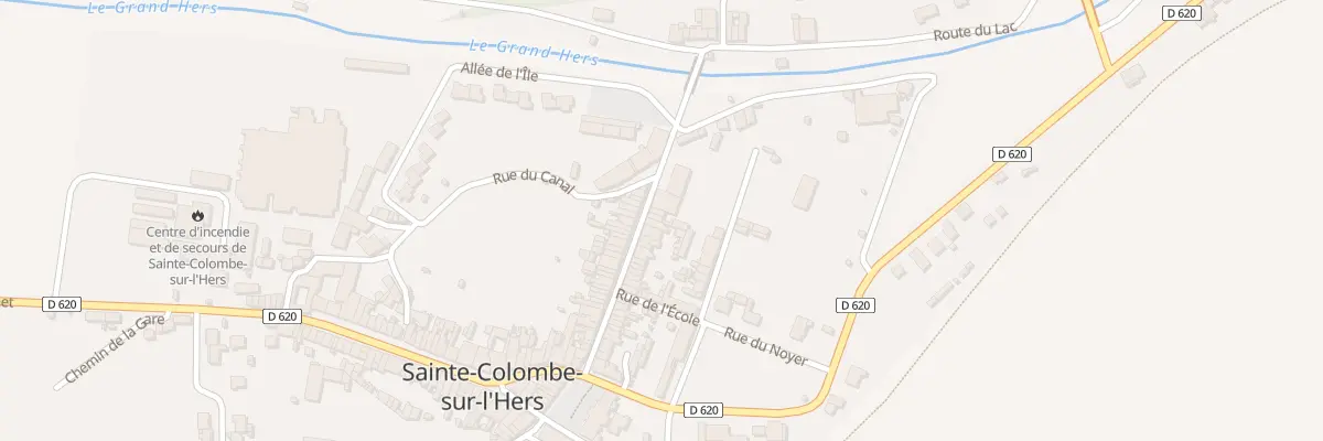 Plan du 40 Ptr Petite Rue à Sainte-Colombe-sur-l’Hers