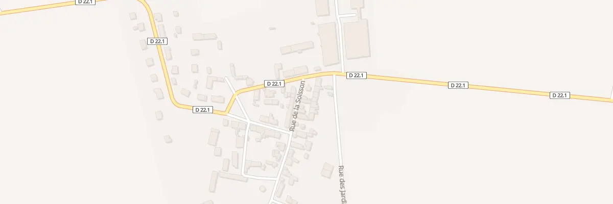 Plan du 7 Rue de la Soisson à Neuville Saint Denis