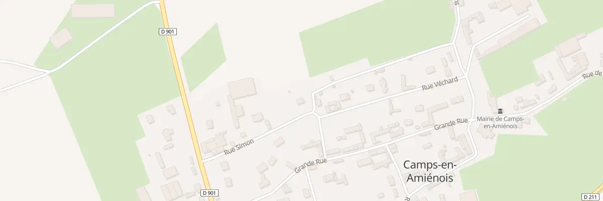 Plan du 2 Rue Simon à Camps-en-Amiénois