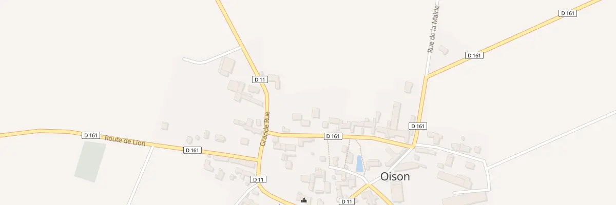 Plan du 16 Rue des Fossés à Oison