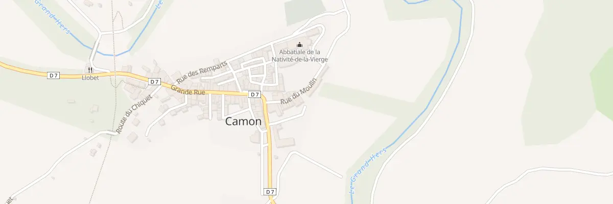 Plan du 18 Rue du Moulin à Camon