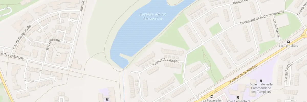 Plan du 22 Av de Beaujeu à Élancourt