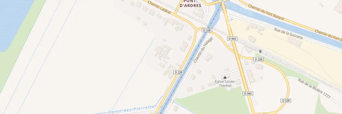 Plan du 98 Rue du Canal d’Ardres aux Attaques
