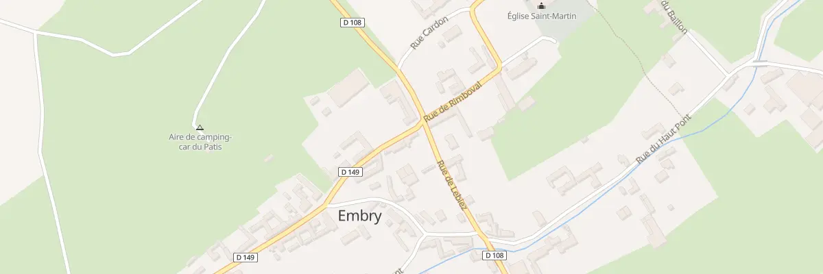 Plan du 1 Rue Principale à Embry