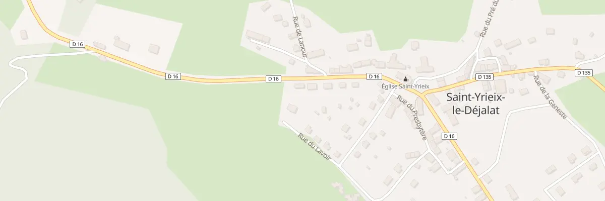 Plan du 2 Av des Monedieres à Saint-Yrieix-le-Déjalat