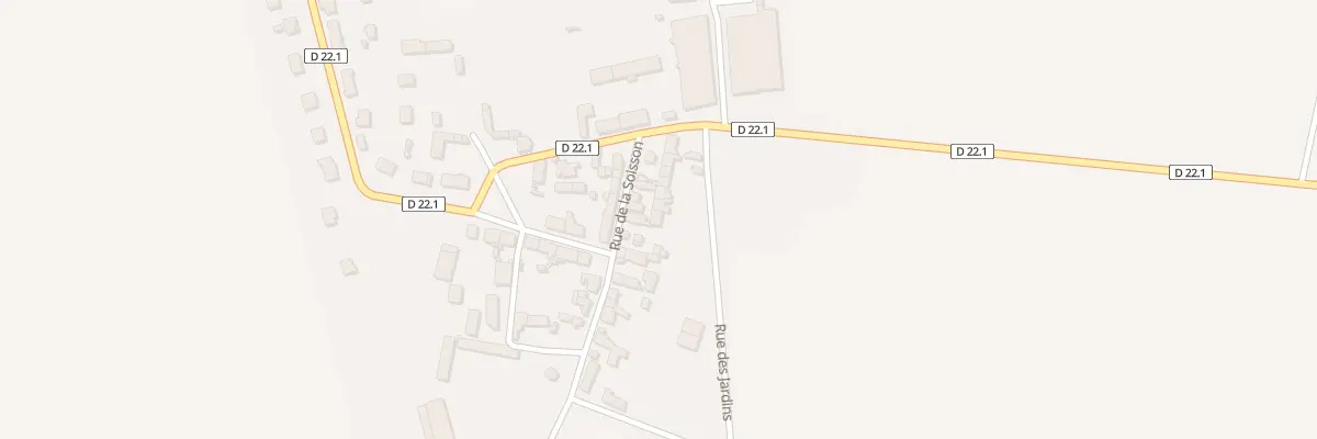 Plan du 13 Rue de la Soisson à Neuville Saint Denis