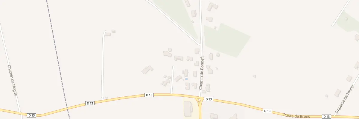 Plan du 224B Rte de Brens à Lagrave