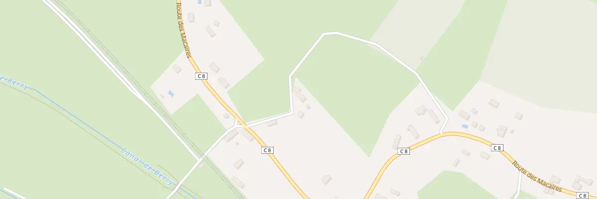 Plan du 589 Rte des Macaires à Méry-sur-Cher