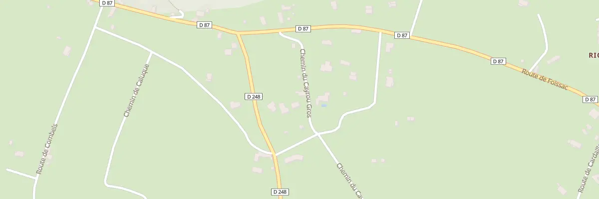 Plan du 124 Che du Cayrou Gros à Montsalès