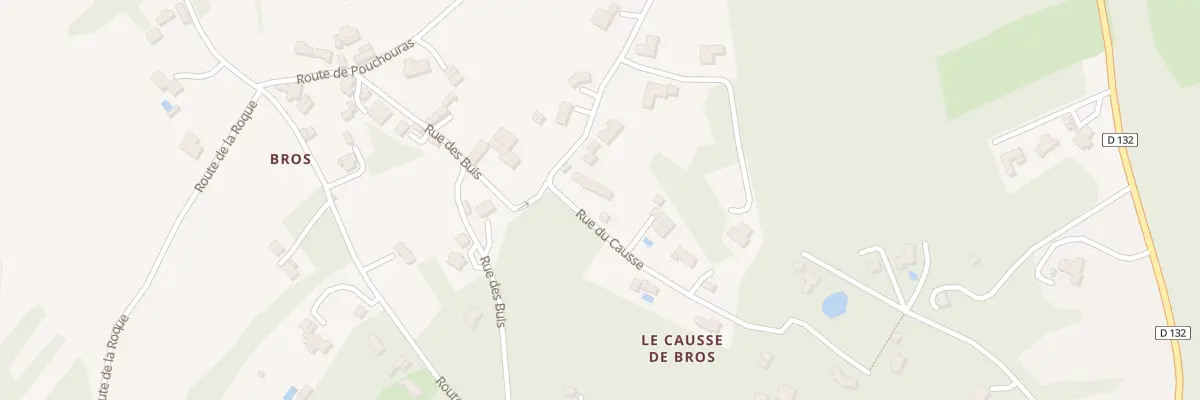 Plan du 5417 Causse de Bros à La Rouquette