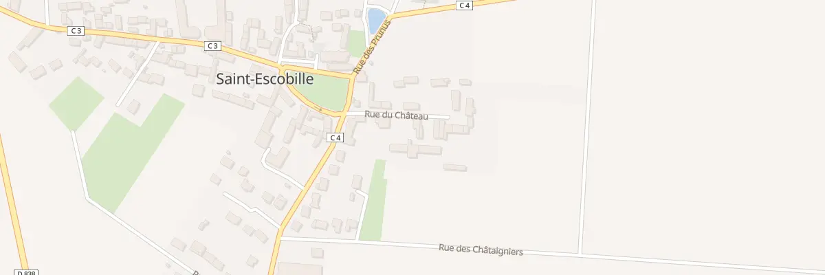 Plan du 6 Rue du Château à Saint-Escobille