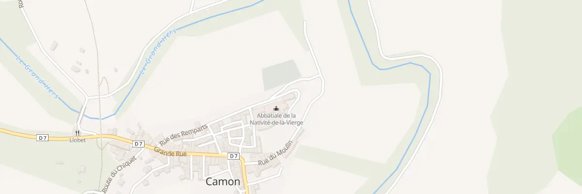 Plan du 5002 Village à Camon