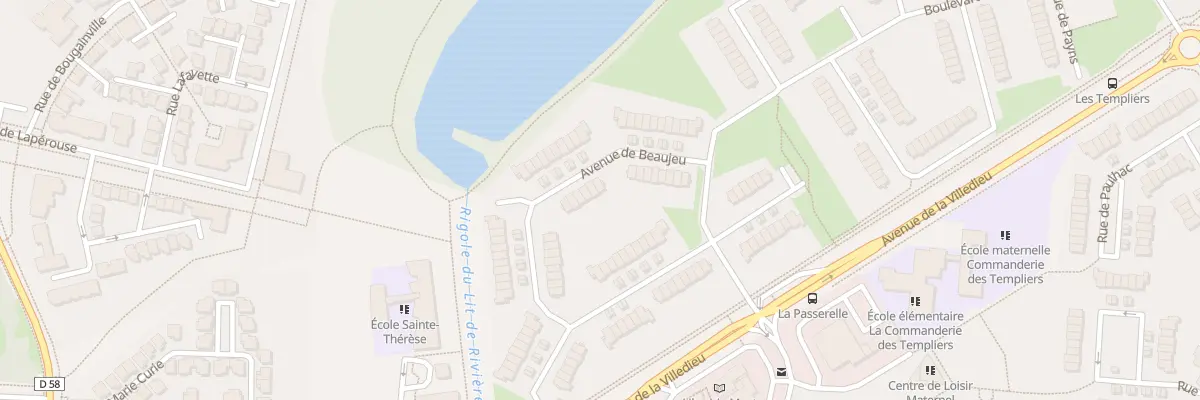 Plan du 19 Av de Beaujeu à Élancourt