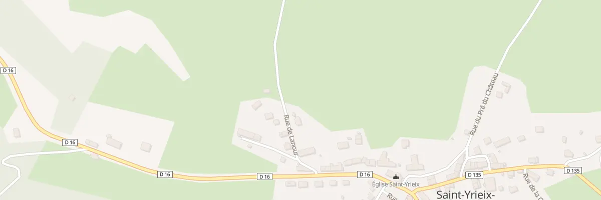 Plan du 6 Rue de Lanour à Saint-Yrieix-le-Déjalat
