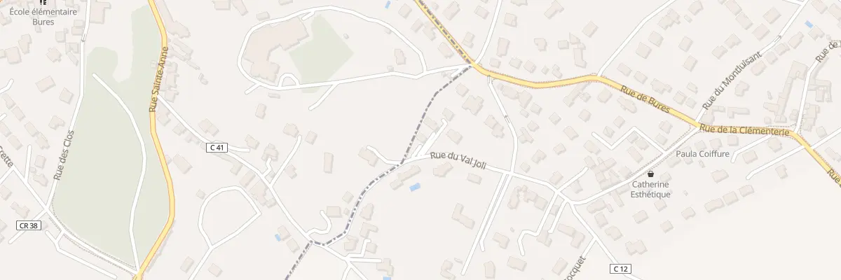 Plan du 106 Rue du Val Joli à Orgeval