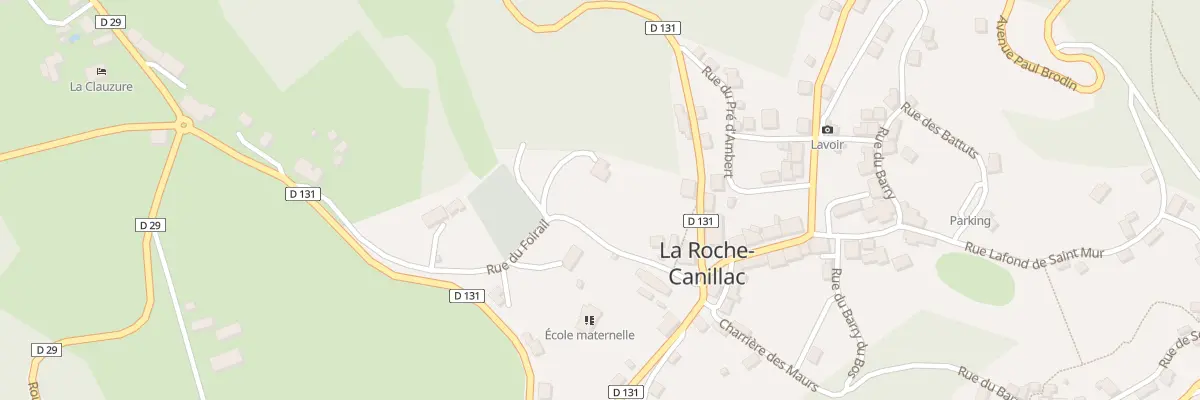 Plan du 4 Rue du Foirail à La Roche-Canillac
