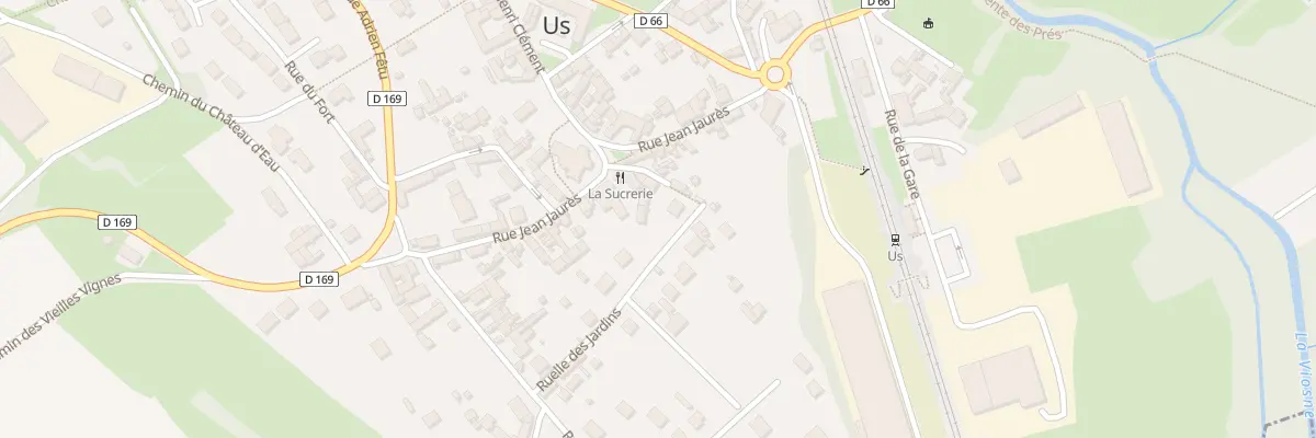 Plan du 11 Rue Jean Jaurès à Us