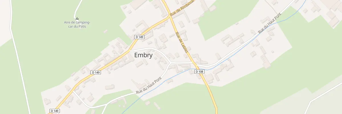 Plan du 1 Rue de la Place à Embry