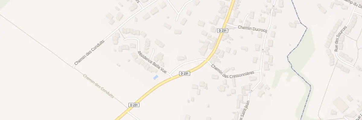 Plan du 582 Rte de Guines à Brêmes