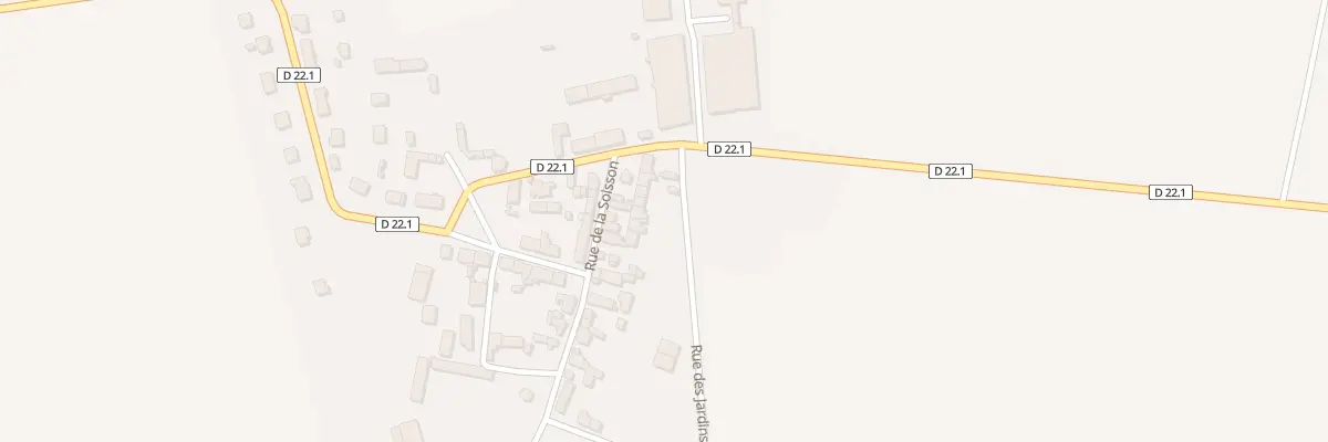 Plan du 9 Rue de la Soisson à Neuville Saint Denis