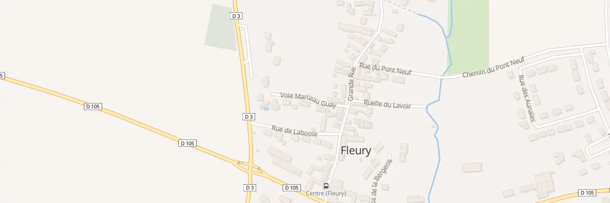 Plan du 2 Vc Marceau Guay à Fleury
