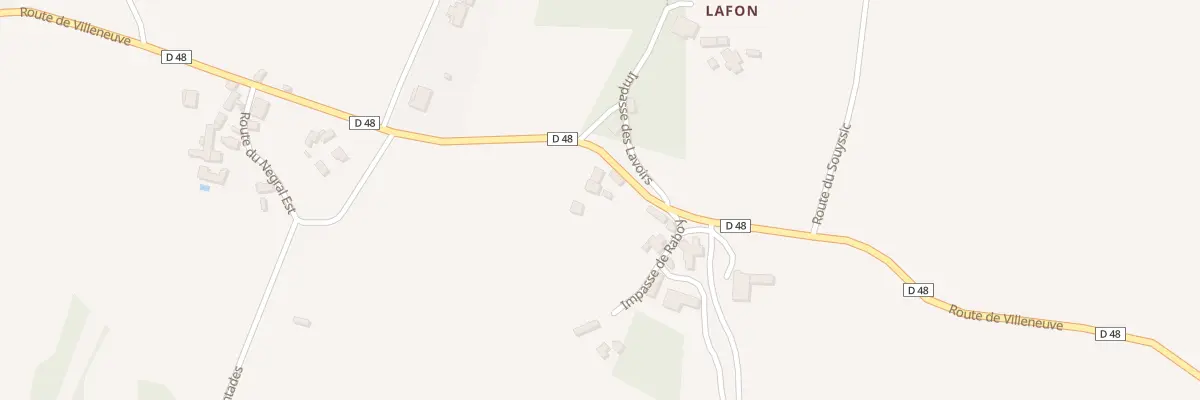 Plan du 5036 Lafon à Ols-et-Rinhodes