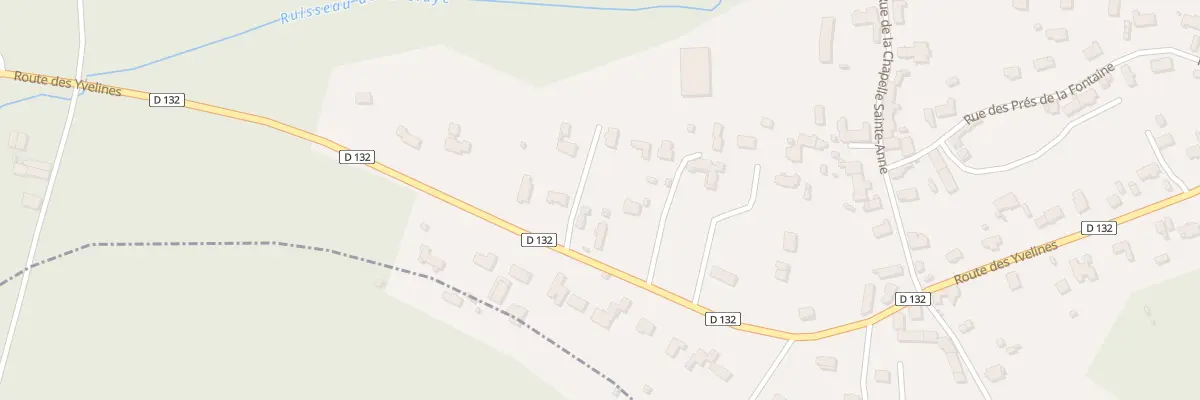 Plan du 806 Rte des Yvelines à Bullion