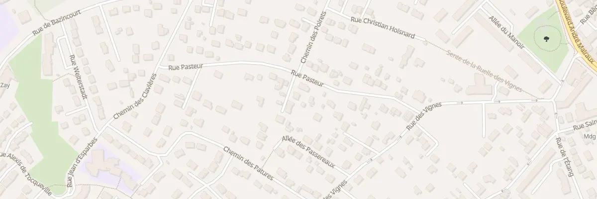 Plan du 1 All Clos Pasteur à Verneuil-sur-Seine